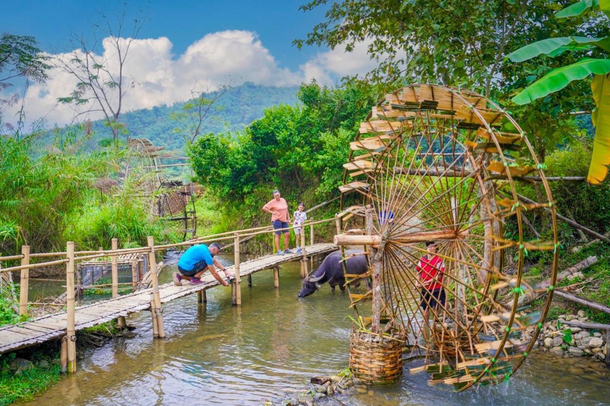 Oh Pu Luong Homestay Huong Ba Thuoc Buitenkant foto