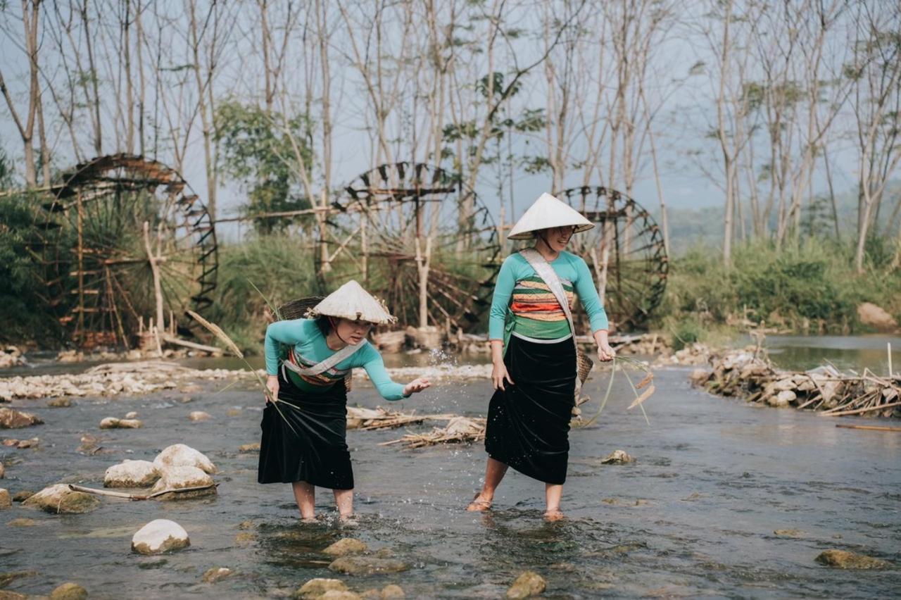Oh Pu Luong Homestay Huong Ba Thuoc Buitenkant foto