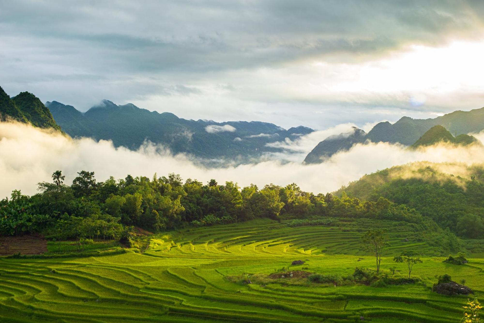 Oh Pu Luong Homestay Huong Ba Thuoc Buitenkant foto